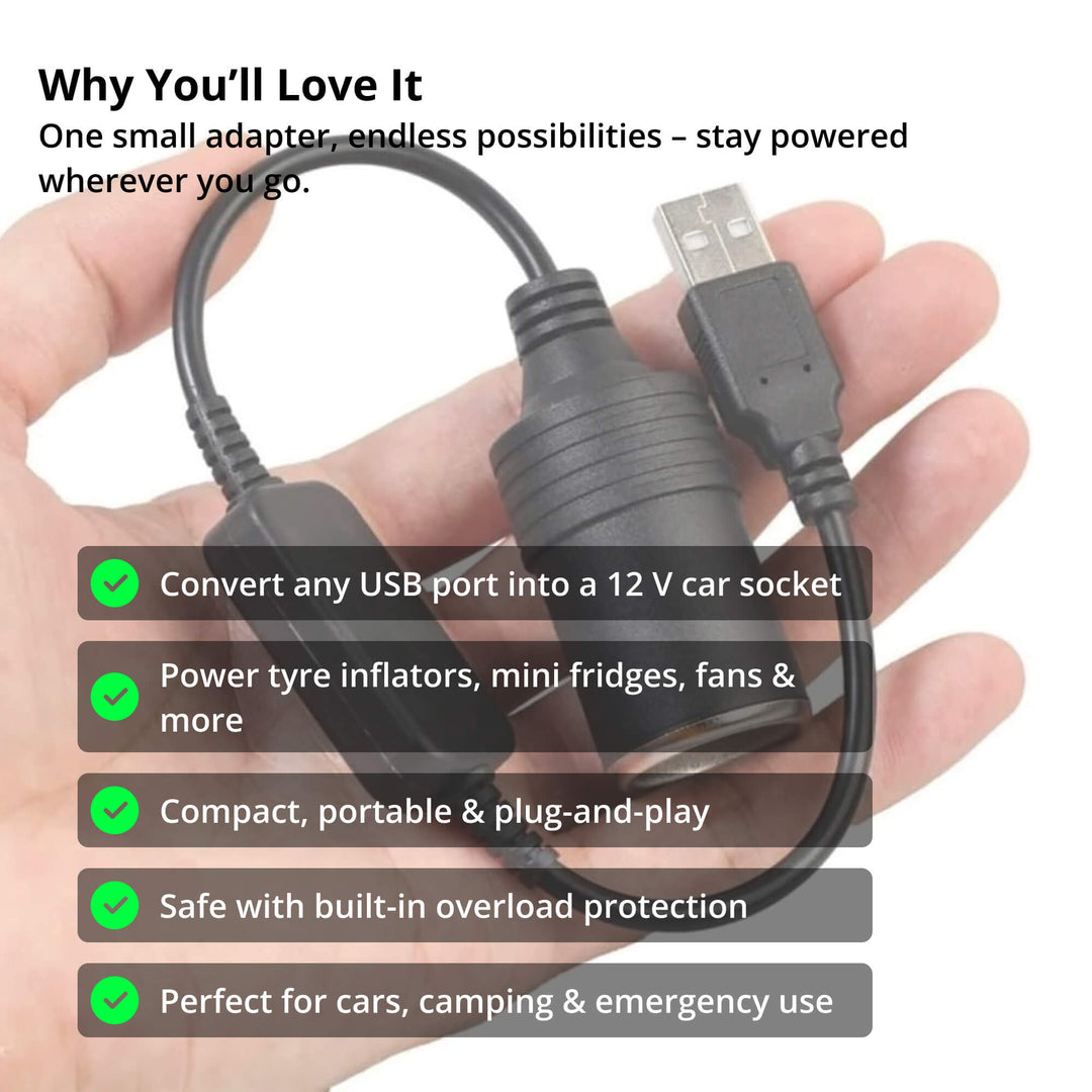 QuickVolt | USB-Adapter – Für 12V-Autozubehör