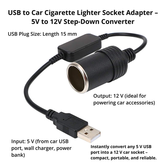 QuickVolt | USB-Adapter – Für 12V-Autozubehör