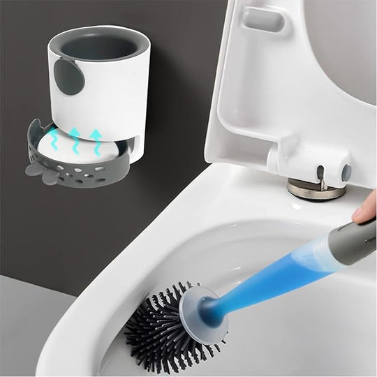 CleanSplash | Praktische und Vielseitige Toilettenbürste mit Spender6