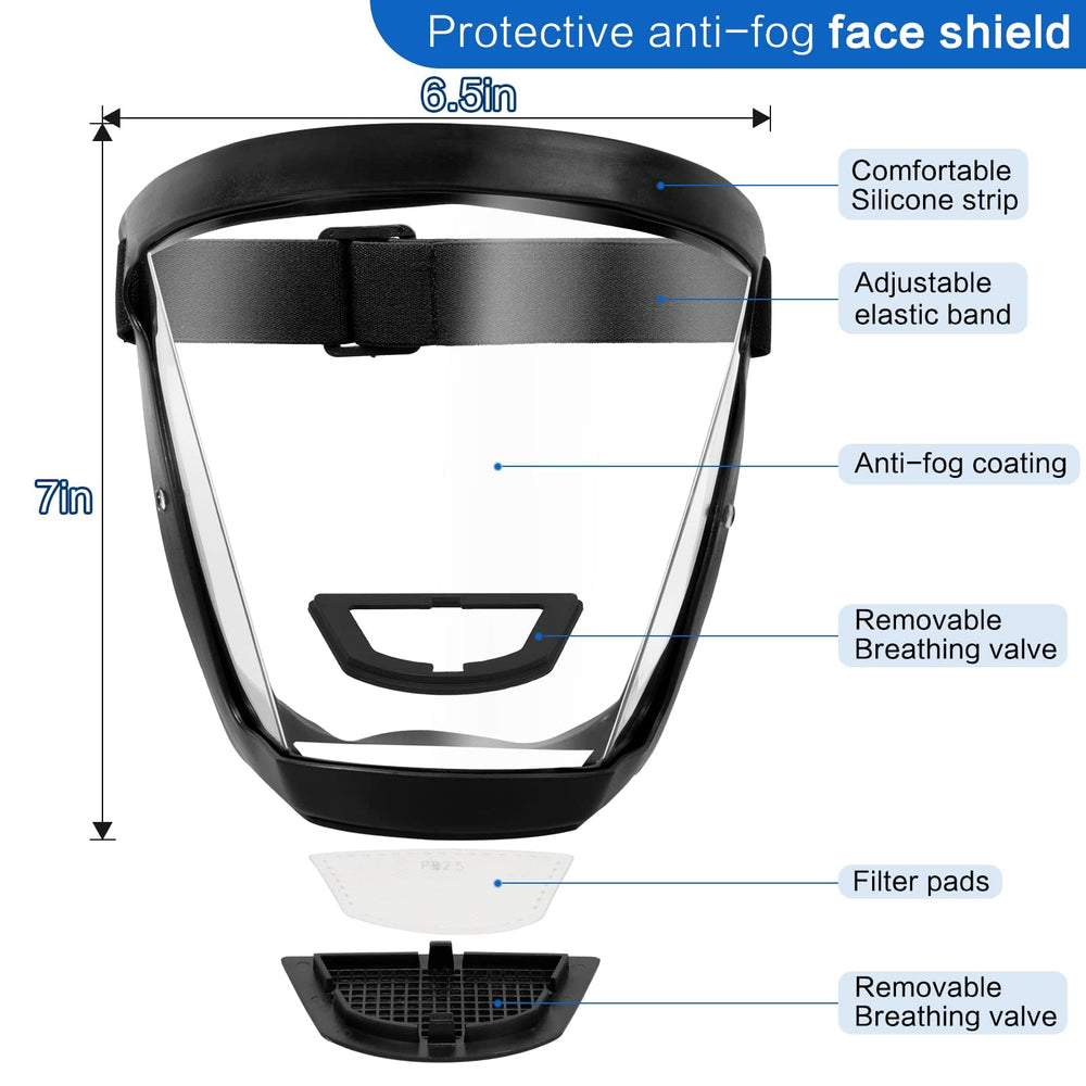 ClearShield | Hochwirksames Anti-Beschlag-Gesichtsschutzschild2