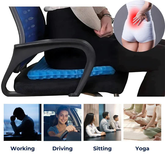 SitWell | Orthopädisches Gel-Sitzkissen