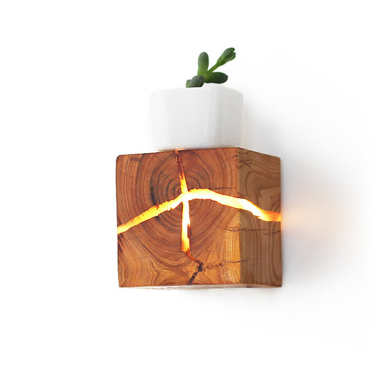 CrackGlow | Moderne Gesprungene Wandleuchte 2