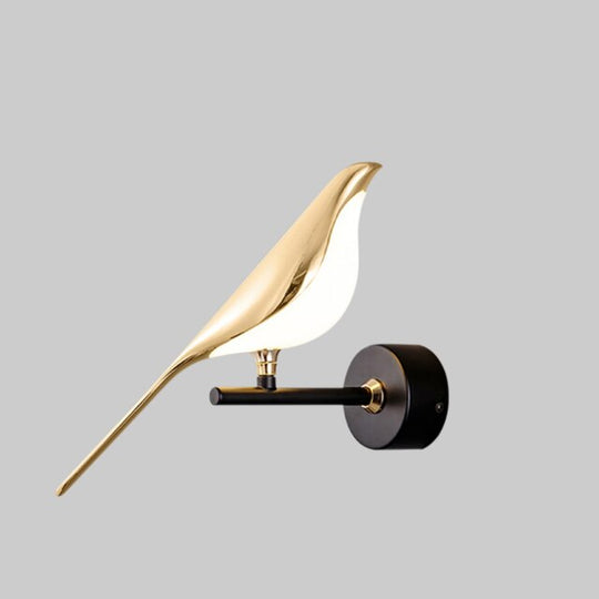 GlowFeather | Moderne LED-Vogel-Wandleuchte