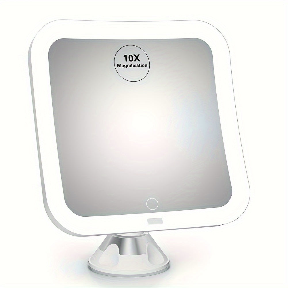 GlowSnap | Make-up Spiegel mit Touch-Steuerung und Saugnapf