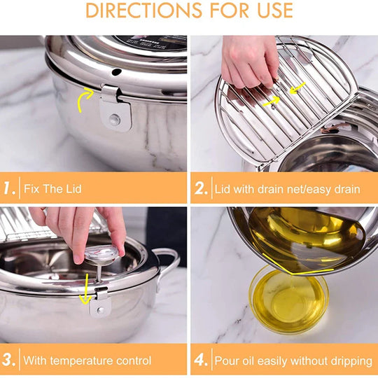 CrispHeat | Präzisions-Fritteuse mit integriertem Thermometer5