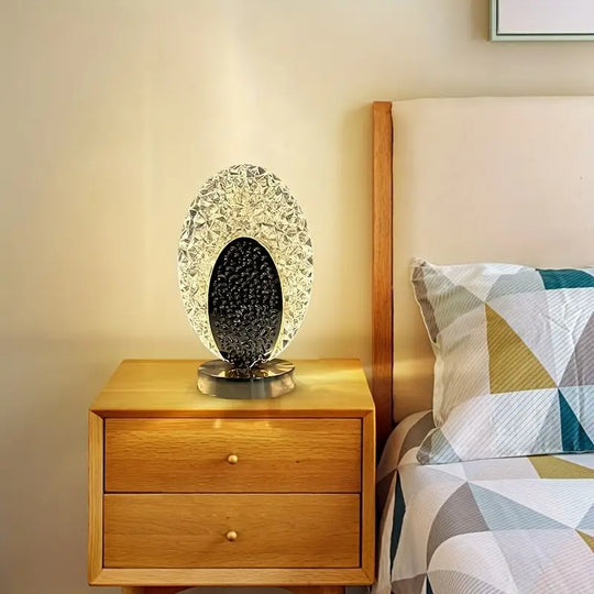 CrystalShine | Elegante & Luxuriöse Pfauen-Tischlampe5