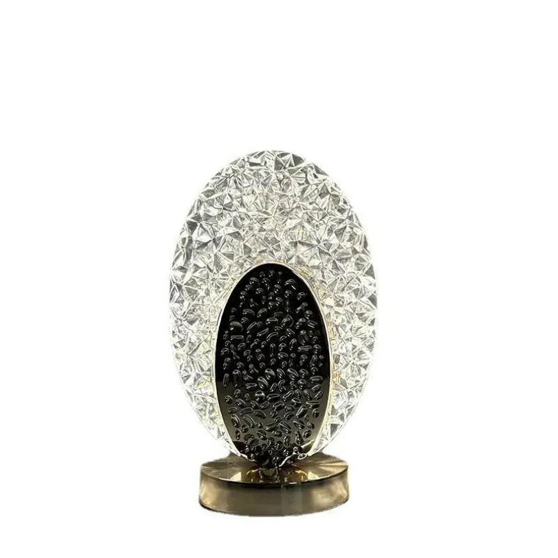 CrystalShine | Elegante & Luxuriöse Pfauen-Tischlampe6