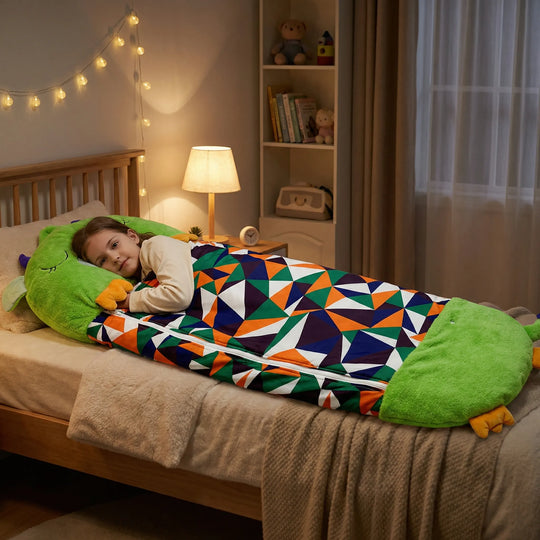 Cuddlio - Kinder Schlafsack Kuscheltier Kombination Decorique.de