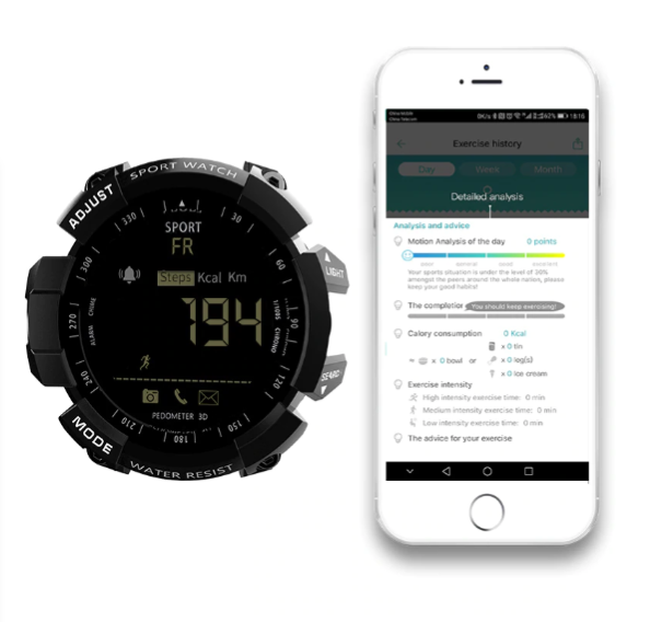 TactiTime | Militärische Smartwatch - Robuste Fitness- und Tagesaufzeichnung