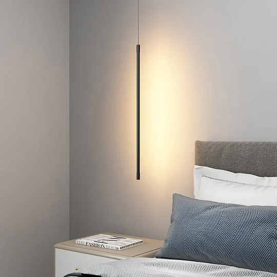 LineaLuxe | Minimalistische lange LED-Pendelleuchte aus Aluminium