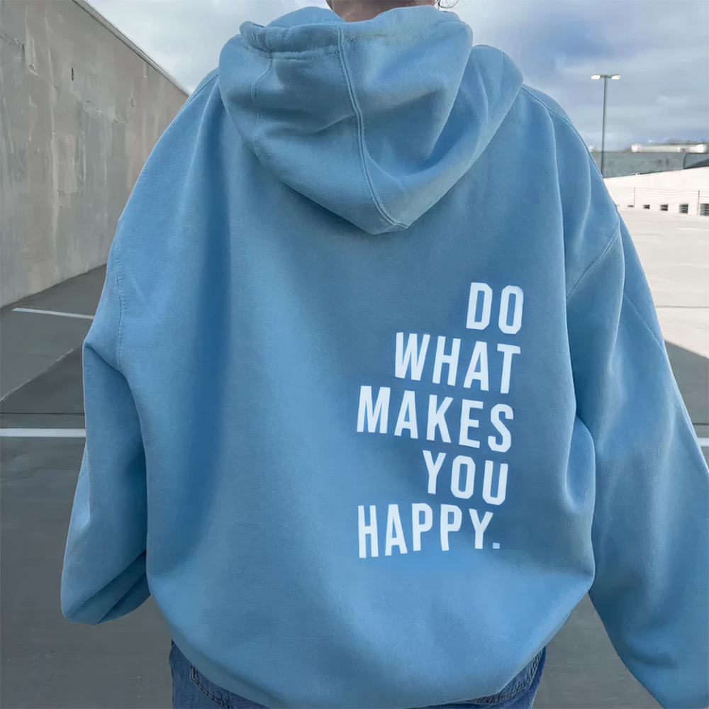 Variant image for Stylischer Damen Hoodie mit Buchstabendruck – Bequem und Warm für Herbst und Winter-10