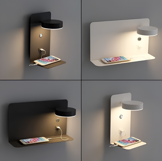 DazzleShelf | Minimalistische & USB-Aufladbare Nachtleuchte5