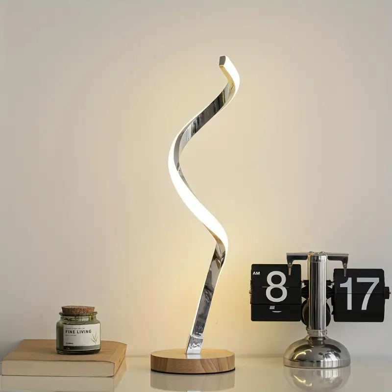 DimGlow | Luxuriöse & moderne Tischlampe aus Holz1