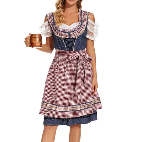 DirndlTraum | Bayerisches Mädchen-Trachtenkleid für Oktoberfest