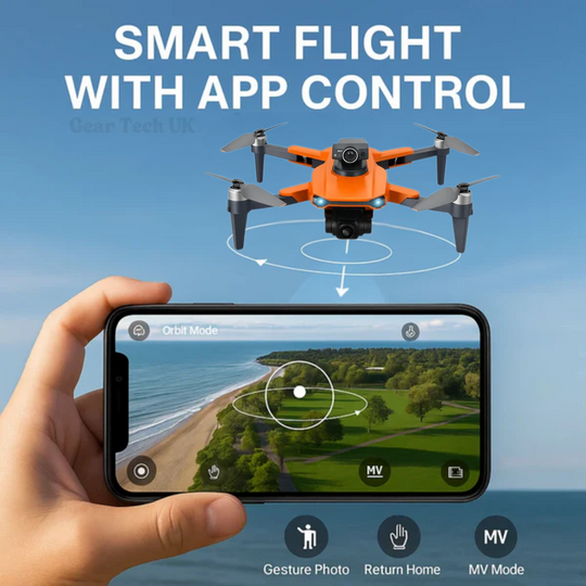 UniDrone | Drohne – Faltbare 8K Drohne mit 3KM 5G WiFi-Reichweite