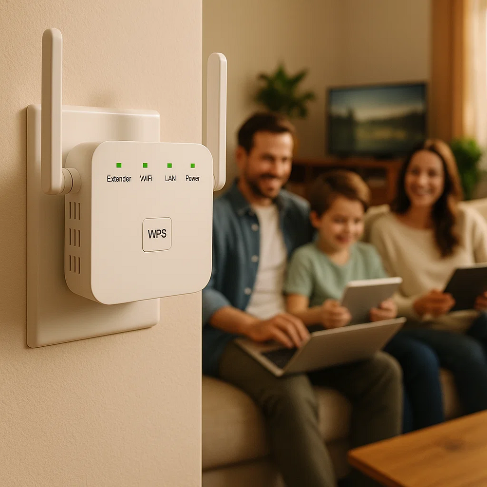 SignalMax | WiFi-Booster – Signalverstärker für Abdeckung im ganzen Haus