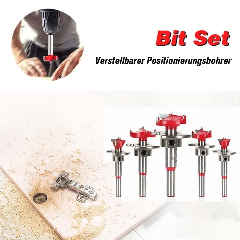DrillPro | Präzisions-Bohrerset für Holzbearbeitung2