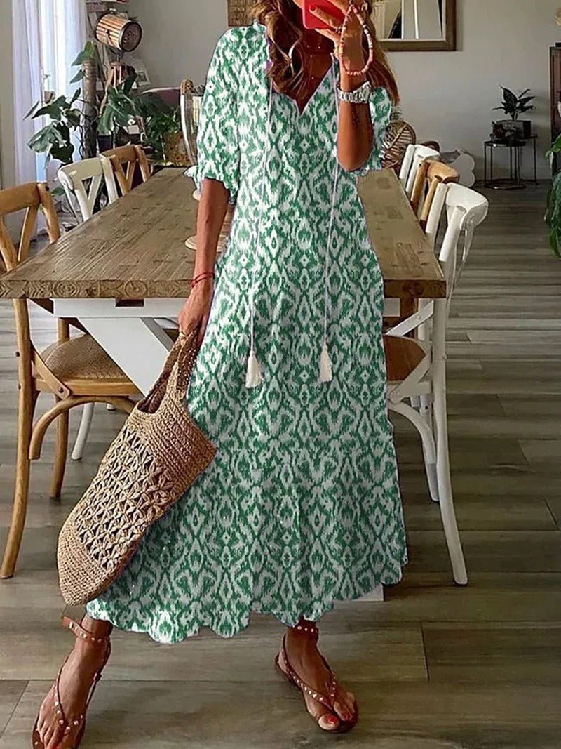 Elisa | Damen Sommer Strandkleid | Maxi3