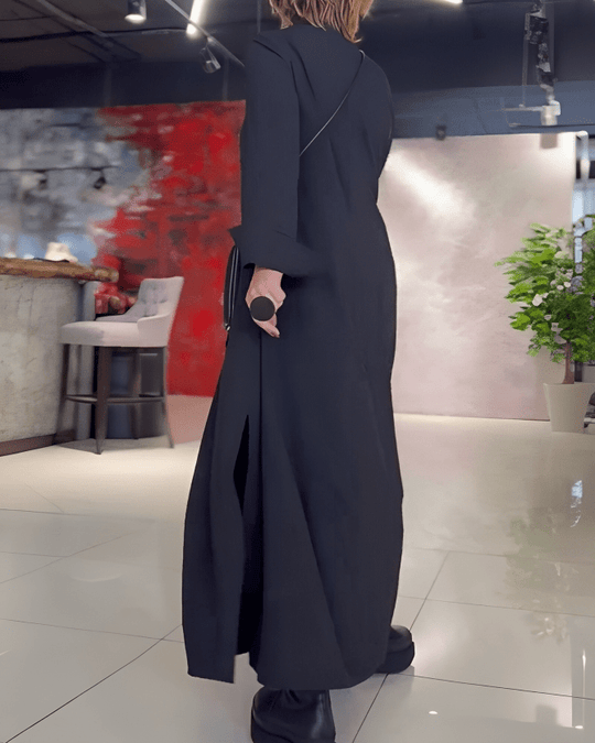 Emily | Damen Abend Langarmkleid | Maxi2