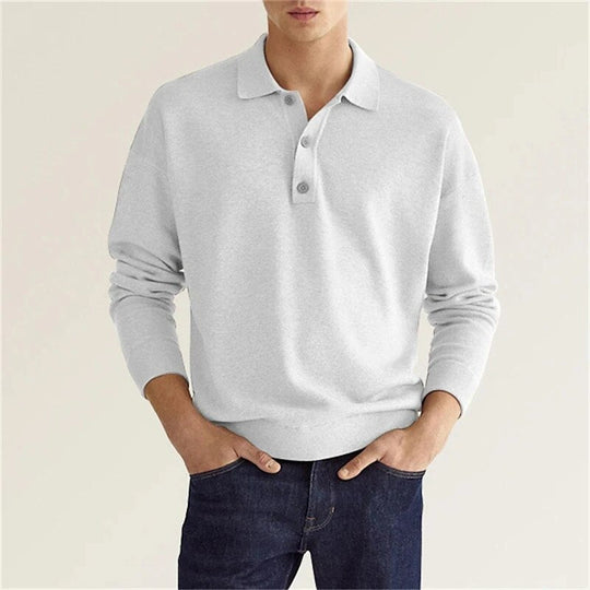 Ezekiel | Klassisches Langarm-Poloshirt | Herren4