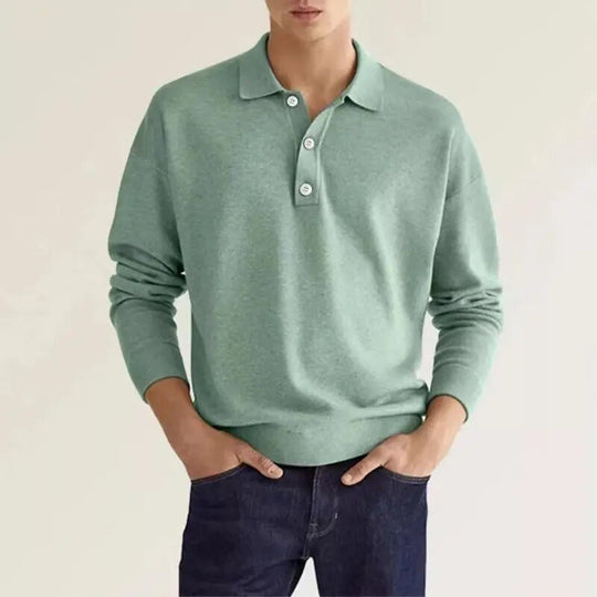 Ezekiel | Klassisches Langarm-Poloshirt | Herren5