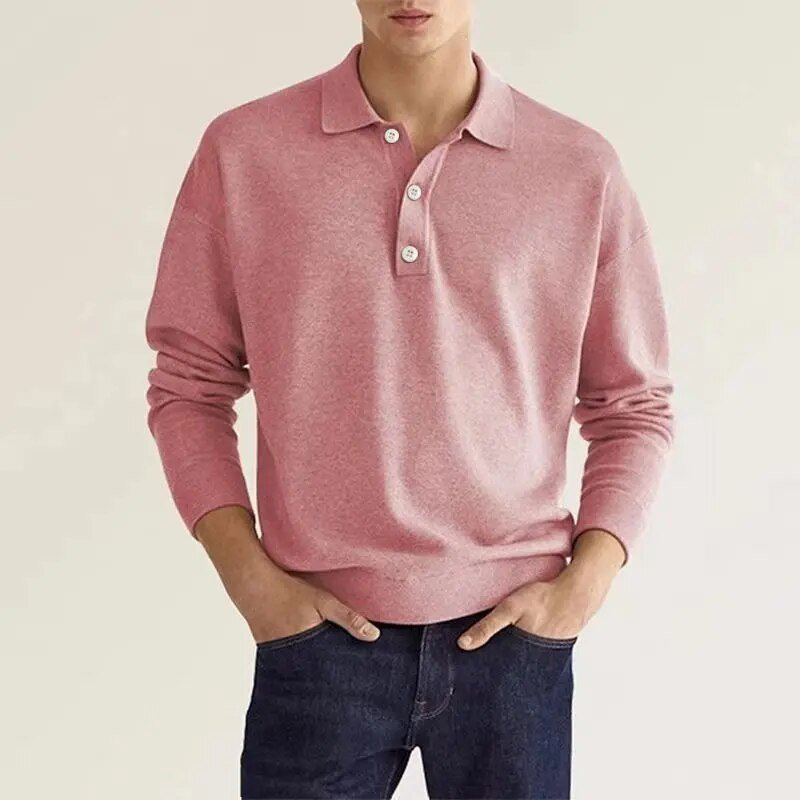 Ezekiel | Klassisches Langarm-Poloshirt | Herren6