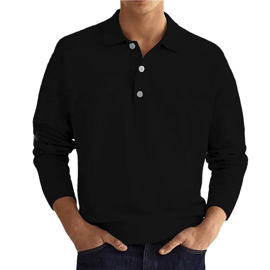 Ezekiel | Klassisches Langarm-Poloshirt | Herren8