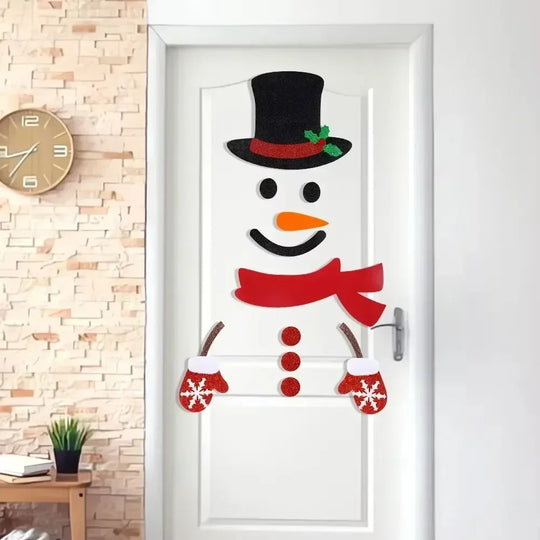 FestiveJoy | Charmante Weihnachtsaufkleber für Fenster & Türen 3