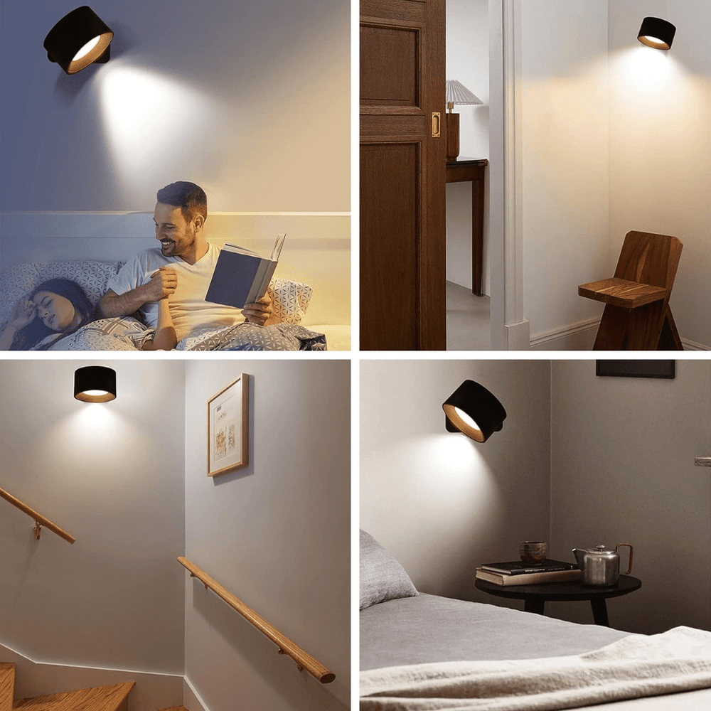 Flexilight | Kabellose wiederaufladbare 360°-Wandleuchte2