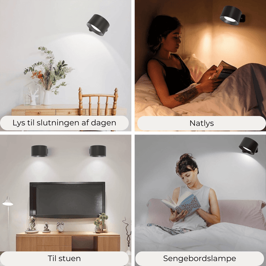 Flexilight | Kabellose wiederaufladbare 360°-Wandleuchte4
