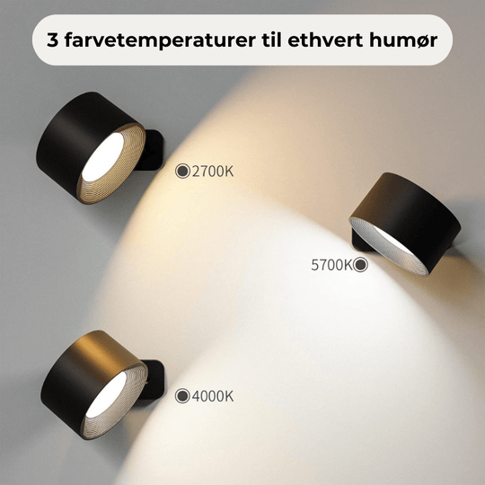 Flexilight | Kabellose wiederaufladbare 360°-Wandleuchte5