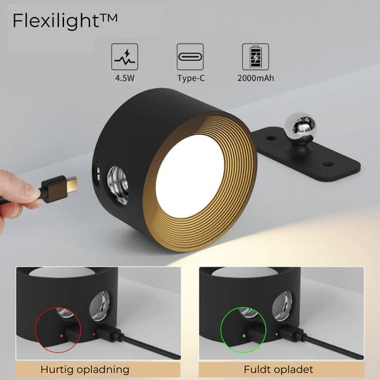 Flexilight | Kabellose wiederaufladbare 360°-Wandleuchte7
