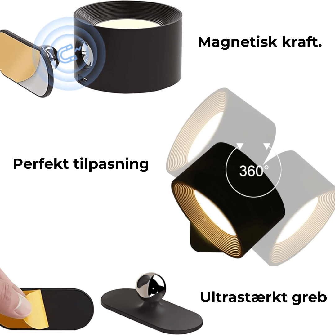 Flexilight | Kabellose wiederaufladbare 360°-Wandleuchte8