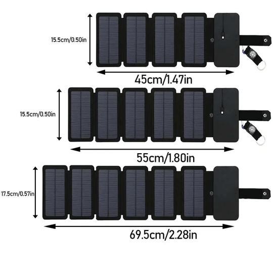 SunFold | Faltbares Solarpanel – Direktes Laden für Outdoor-Geräte