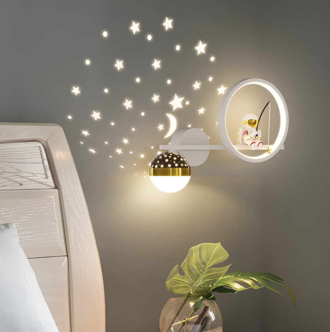 GalacticGleam | Gemütliches Licht Kinder-Wandleuchte1