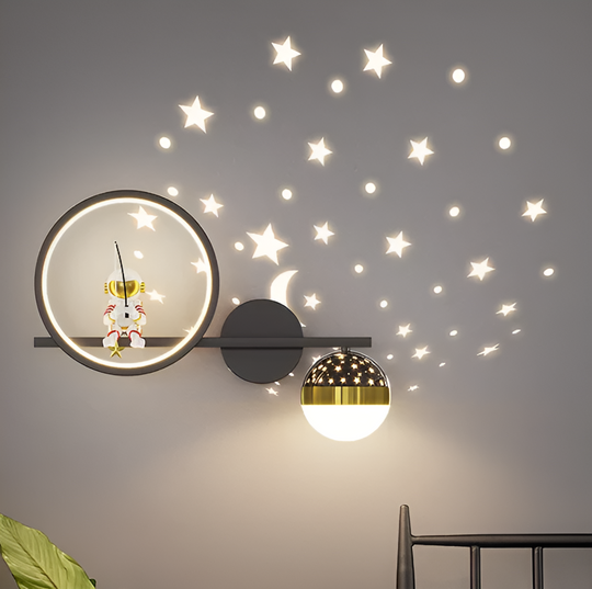 GalacticGleam | Gemütliches Licht Kinder-Wandleuchte4