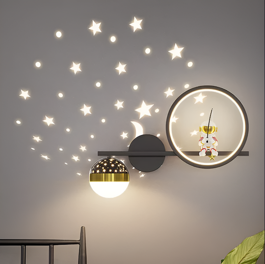 GalacticGleam | Gemütliches Licht Kinder-Wandleuchte6