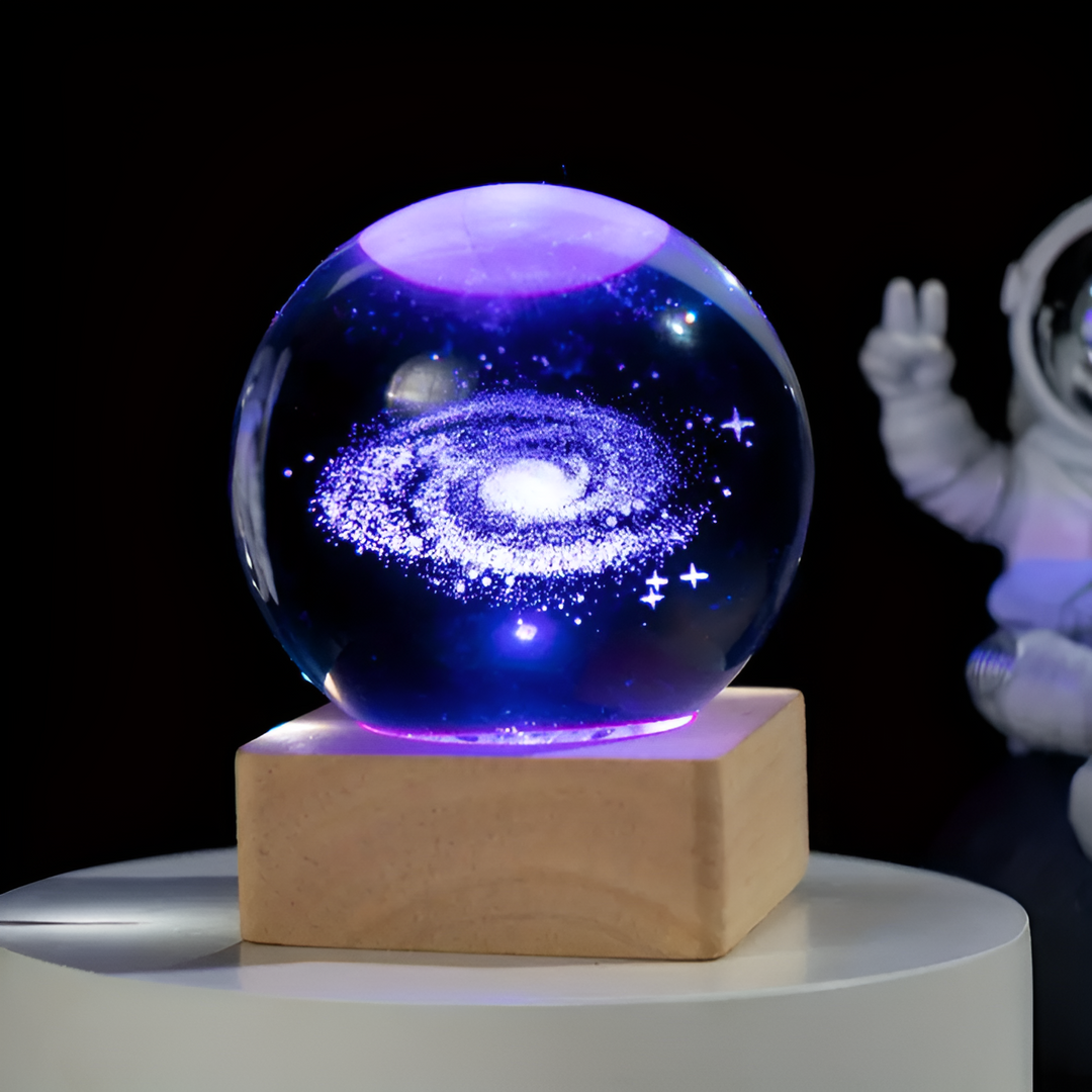 GalaxyLight | Leuchtende Galaxie Glaskugel4