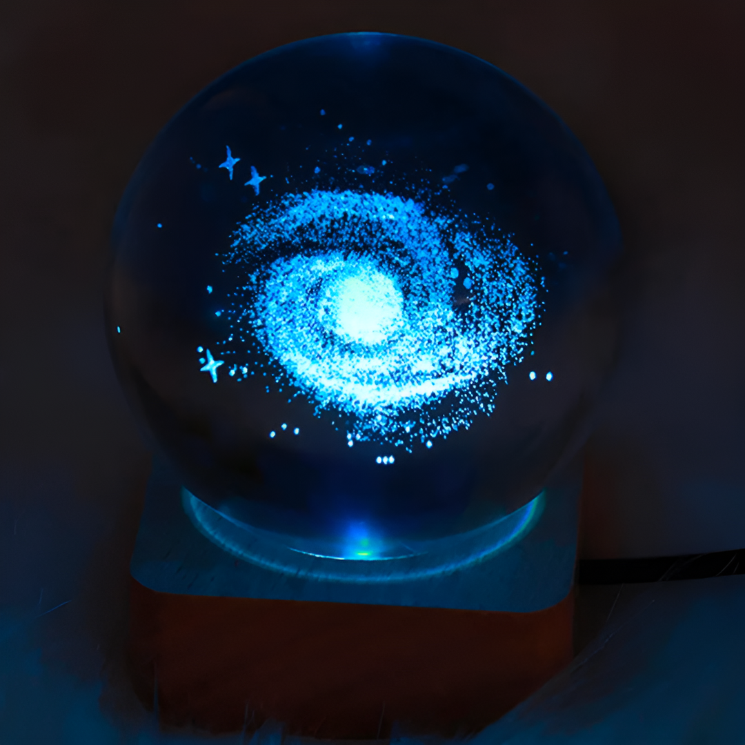 GalaxyLight | Leuchtende Galaxie Glaskugel7