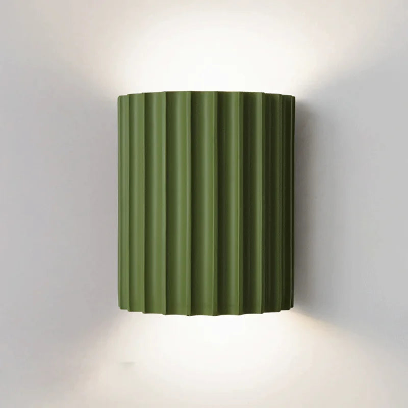 GleamEdge | Künstlerisches LED-Glühen & stilvolle Kunstharz-Wandleuchte3
