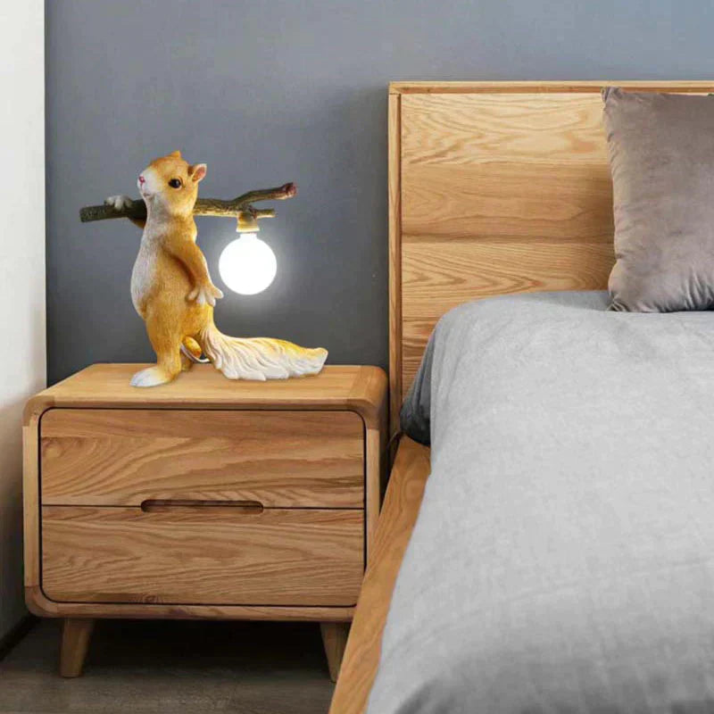 GlimmerBranch | Naturinspirierte Eichen-Design Tischlampe10
