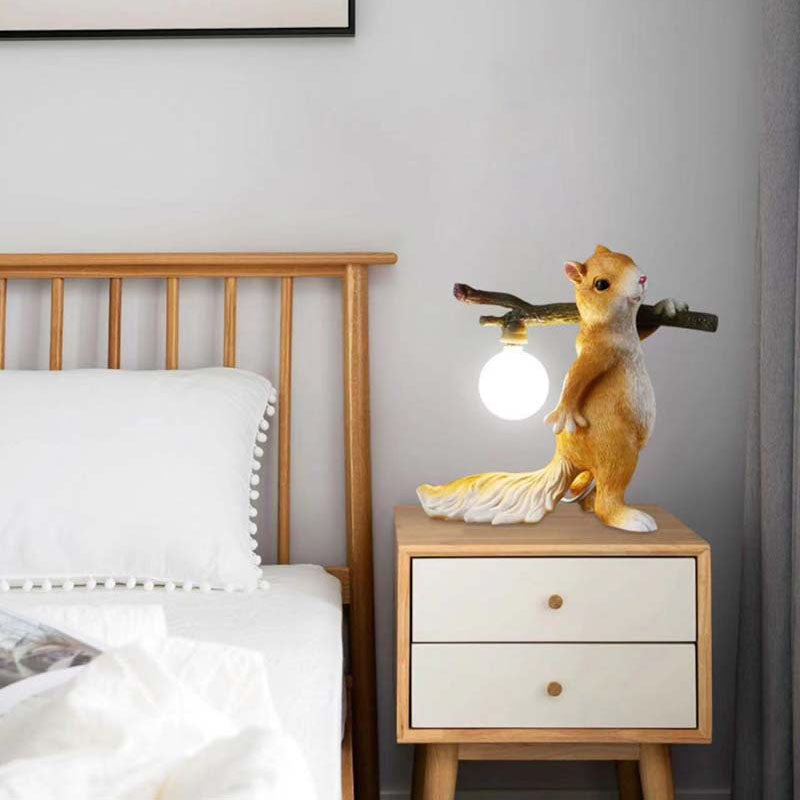 GlimmerBranch | Naturinspirierte Eichen-Design Tischlampe11
