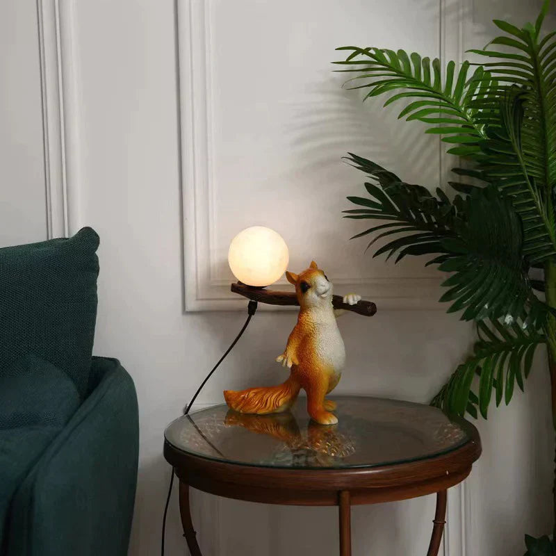 GlimmerBranch | Naturinspirierte Eichen-Design Tischlampe8