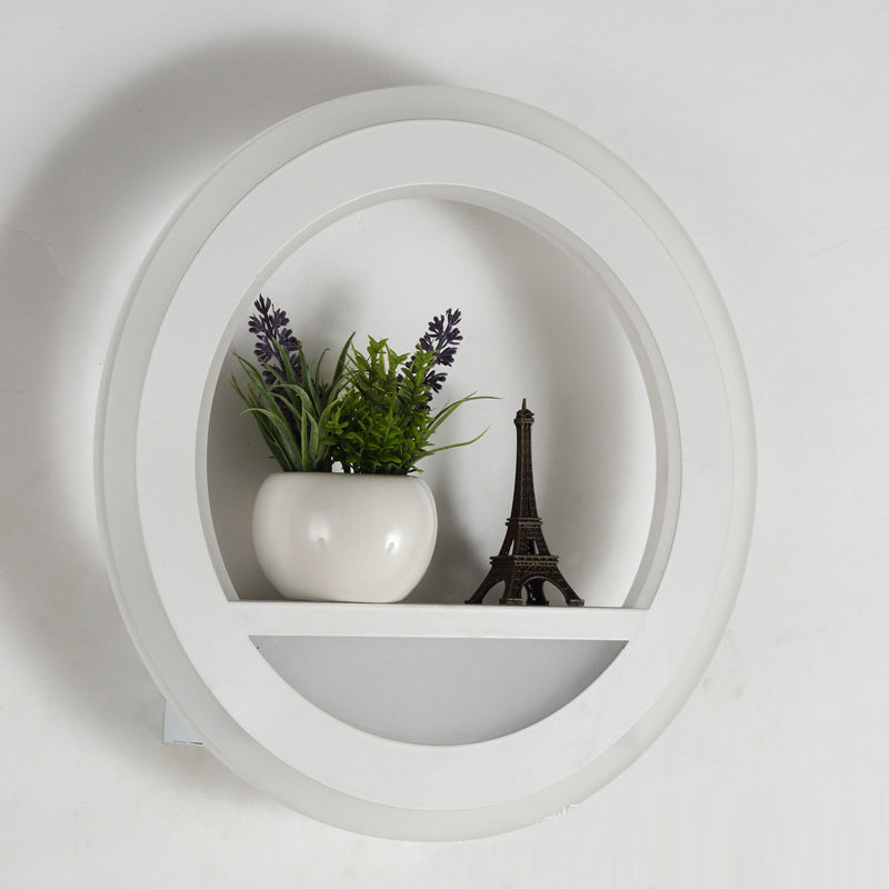 GlowArc | Runde Moderne Wandleuchte8