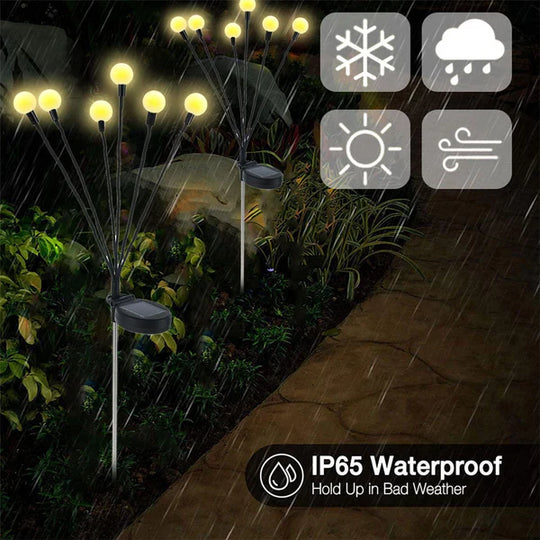 GlowFire | Solarbetriebene Glühwürmchen-Lichter für den Garten4