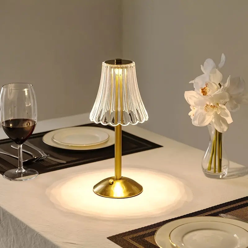 GlowHarmony | Elegante & Trendige Kristall-Tischlampe1