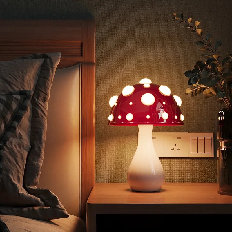 GlowShroom | Elegante & Einzigartige Tischlampe2