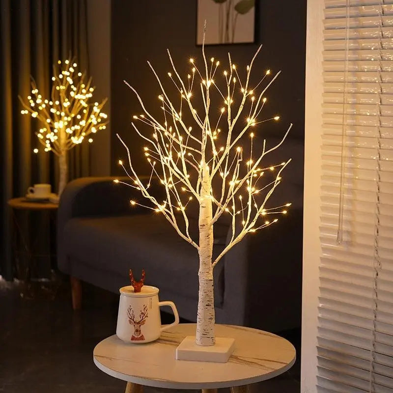 GlowTree | Elegante Birkenbaum-Design Lampe2