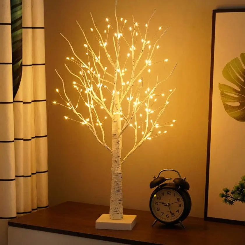 GlowTree | Elegante Birkenbaum-Design Lampe3