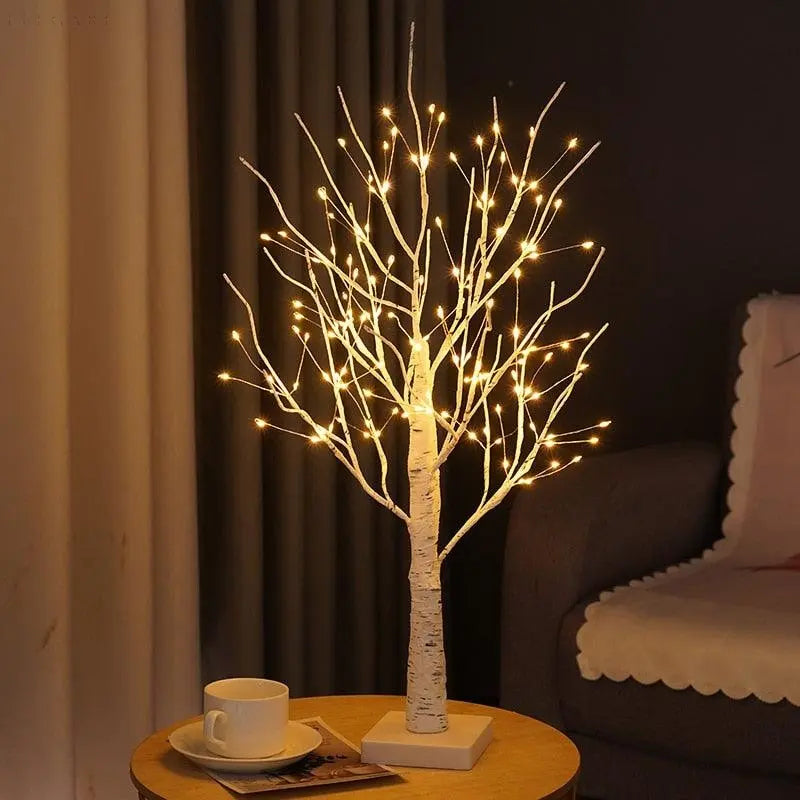 GlowTree | Elegante Birkenbaum-Design Lampe4